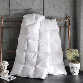 img 1 attached to Maple Down Soft Twin Size Comforter Duvet Insert - Down Alternative Quilted with Corner Tabs - Lightweight All-Season Bedding - Machine Washable (White 68”x90”)