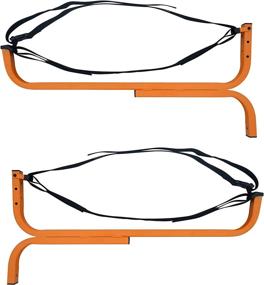 img 2 attached to 🛶 1232 RAD Sportz Level Canoe Hanger Kayak Rack and Stand-Up Paddle Board Holder Orange - Efficient Storage Solution for Water Sports Equipment