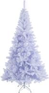 🌲 sunnyglade 7.5 ft premium white artificial christmas tree - 1,400 tips - full tree - easy assembly - metal stand - indoor & outdoor use (7.5ft) логотип