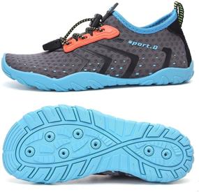img 4 attached to SAGUARO Water Shoes: Premium Barefoot Aqua Footwear for Men, 👣 Women, and Kids - Perfect for Beach, Swimming, and Gym Activities
