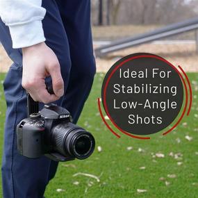 img 3 attached to 📷 Efficient GENS Handheld Camera Stabilizer Grip - Versatile U-Shaped Handle for DSLR, Mirrorless, & Video Cameras - 1/4"-20 Threaded Insert with Enhanced Stability - Convenient Foldable Design and Bonus Mounting Holes for Accessories