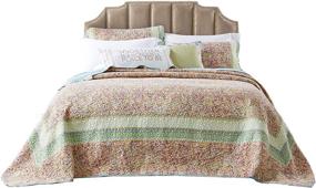 img 2 attached to Barefoot Bungalow Palisades Bedspread 3 Piece