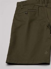 img 3 attached to 👦 Boys' Volcom Little Frickin Charcoal Heather Clothing and Shorts