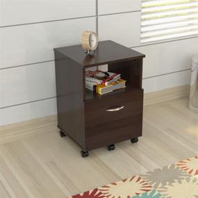 img 1 attached to 🗄️ Inval America Commercial Collection Single Drawer Mobile File Cabinet