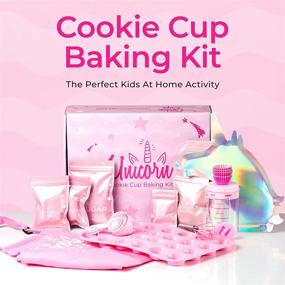img 3 attached to 🦄 Cookie Cups The Unicorn Kids Baking Set - Complete Baking Accessories and Equipment for Girls and Boys - Baking Kit for 3 Years and Up