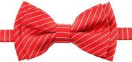👔 retreez microfiber pre tied boys' accessories with stylish stripes logo