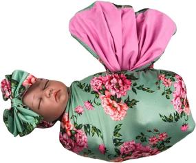 img 1 attached to Matching Baby Swaddle Blanket Set - Perfect for Moms - Kids' Home Store