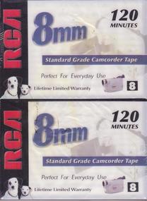 img 1 attached to 📹 RCA 8mm Standard Grade Camcorder Tape 120 Minutes 2 Pack - P6120PK2: Capturing Memories with Superior Quality