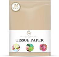 gift packaging tissue paper: neutral floral, birthday, christmas, 🎁 halloween, diy crafts & more - 100 sheets, 15x20 inches logo