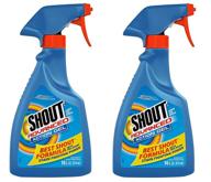 shout advanced action cleaning gel, 14oz (pack of 2): powerful stain remover for ultimate cleaning results logo