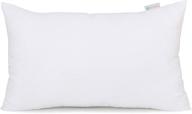 🛋️ acanva decorative rectangle throw pillow inserts, hypoallergenic form stuffer cushion sham filler, 16x26, white – boost your home décor with quality pillows logo