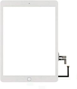 img 2 attached to 📱 Zentop White iPad 5 2017 9.7 inch Touch Screen Digitizer Assembly Replacement with Home Button—Camera Bracket—Adhesive—Tool Repair Kit