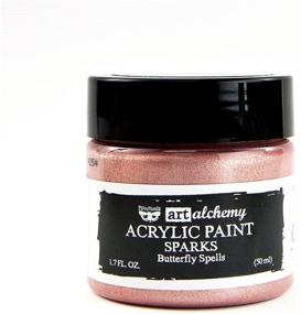 img 2 attached to 🎨 Prima Marketing Art Alchemy-Sparks-Butterfly Spells 50ml: Vibrant and Magical Paint for Art Enthusiasts