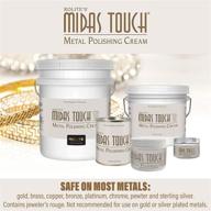 rolite - mtmpc45z midas touch metal polishing cream - sterling silver, gold, brass, chrome, copper cleaner - non-toxic formula - 4.5oz, 1 pack logo