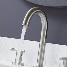 img 1 attached to Contemporary Brushed Nickel Bathroom Faucet by VA