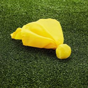 img 2 attached to Set of 8 Penalty Flag Football Challenge Flags with Yellow and Red Colors - Ideal Party Accessory for Football Referees