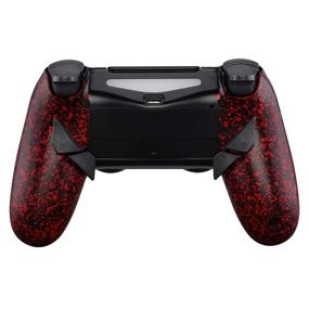 img 4 attached to 🎮 Enhance Your Gaming Experience with eXtremeRate Textured Red Dawn Programable Remap Kit for PS4 Controller - Upgrade Board, Redesigned Back Shell & 4 Back Buttons - JDM-040/050/055 Compatible (Controller NOT Included)