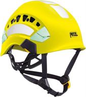 enhanced safety and visibility: 🔶 petzl vertex vent hi-viz yellow helmet logo