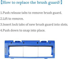 img 1 attached to 🔧 2 Pack Replacement Brush Guard for Eufy RoboVac Series - Ensuring Optimal Performance and Longevity