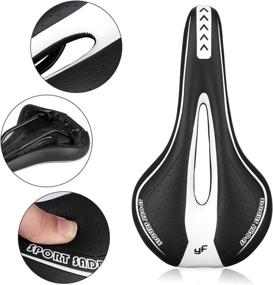 img 1 attached to 🌬️ Breathable and Comfortable Foir Bike Saddle - Ergonomic Design with Central Relief Zone; Relax Your Body on Road and Mountain Bikes