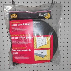 img 2 attached to 🚪 Long-lasting Black Rubber Garage Door Bottom Seal by M-D Building Products, 16 Feet – Ensures Superior Protection