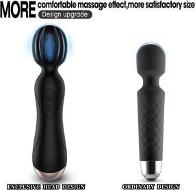 img 2 attached to X-Pidany Rechargeable Personal Wand Massager - Quiet & Waterproof - 10 Vibration Modes - Ideal for Men & Women - Full Body Massager for Neck, Shoulders, and Back - Relieves Muscle Tension