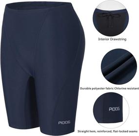 img 1 attached to PIQIDIG Swimsuit Athletic Swimming Protection Sports & Fitness in Water Sports