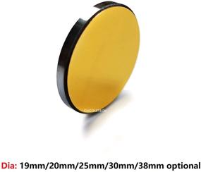img 3 attached to 🔍 CNCOLETECH 3-Piece Si Mirror Coated Gold, 20mm Dia, for CO2 Laser Engraving & Cutting, 40W-150W