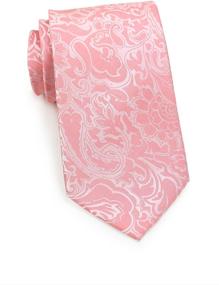 img 4 attached to 🔶 Vibrant Paisley Microfiber Men's Accessories - Bows N Ties Necktie