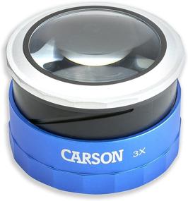 img 3 attached to 🔍 Carson MagniTouch MT-33: Touch Activated 3x LED Stand Loupe Magnifier - Ideal for Reading, Crafts, Low Vision, Stamps, Coins, Electronics and Inspection