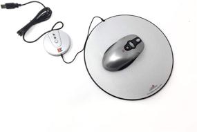 img 2 attached to 🖥️ DC Large Print EZSee USB Wired Computer Keyboard Bundle: White Keys with Black Letters + Battery-Free Wireless Mouse - Part # CD1043