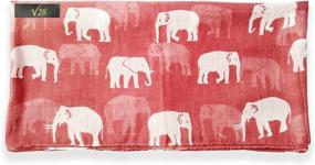 img 1 attached to Gorgeous Elephant Print Scarf Shawl Women's Accessories