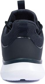 img 3 attached to NewDenBer Lightweight Men's Sneakers - Comfortable Athletic Walking, Running, and Tennis Shoes