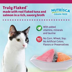 img 2 attached to NUTRISCA Truly Flaked Canned Wet Cat Food: Grain Free, 2.7 oz. Cans (Pack of 24) - Premium Nutrition for Your Feline Companion!