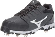 mizuno 320588 9000 09 0800 9 spike softball black white women's shoes for athletic logo