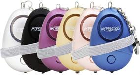 img 4 attached to 🚨 MYPRINCESS Portable Self Defense Personal Alarm 6Pack: Powerful Safety Device for Women, Men, Students, Elderly, and Children