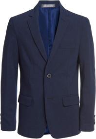 img 4 attached to Comfy and Stylish Van Heusen Boys' Flex Stretch Suit Jacket