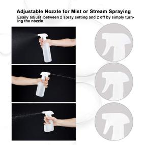 img 1 attached to 🧴 Adjustable Vinegar Refillable Cleaning Bottles: Efficient Solution for Cleaning Tasks