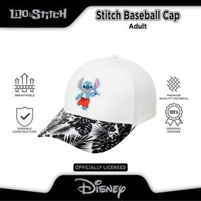 img 1 attached to 🧢 Disney Lilo & Stitch Women's Snap-Back Baseball Cap - Mom Hat