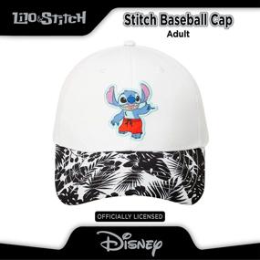 img 2 attached to 🧢 Disney Lilo & Stitch Women's Snap-Back Baseball Cap - Mom Hat