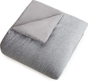 img 1 attached to 🛏️ Ayesha Curry Asher Comforter Set: Luxurious King Size Bedding in Elegant Gray