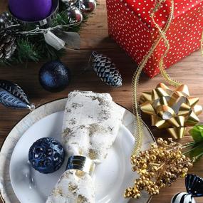 img 2 attached to 🎄 24-Piece Midnight Blue Shatterproof Christmas Ball Ornaments - Xmas Tree Decorations with Hanging Loop for Holiday and Party, Combination of 8 Ball and Shaped Styles