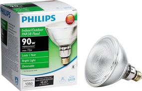 img 4 attached to 💡 High Performance Dimmable Halogen Flood Light Bulb - Philips 419408 PAR38, 90W Equivalent