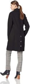 img 2 attached to Warm and Elegant: Calvin Klein 🧥 Women's Single Breasted Spread Collar Wool Jacket