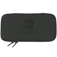 🔒 ultimate protection for your nintendo switch lite - hori slim tough pouch (black) - officially licensed by nintendo logo