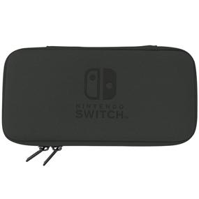 img 4 attached to 🔒 Окончательная защита для вашей Nintendo Switch Lite - HоRI Slim Твердый Чехол (Черный) - Официально лицензированный Nintendo
