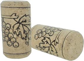 img 3 attached to 🍷 Pack of 100 First Quality Straight Wine Corks - 8 x 1-3/4 inches - 100/Bag