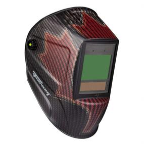 img 1 attached to Forney PRO Series Carbon Maple Leaf ADF Welding Helmet: Top-of-the-Line Protection for Your Welding Needs