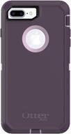 💜 new otterbox defender series case for iphone 8 plus &amp; iphone 7 plus in purple nebula (winsome orchid/night purple) - retail packaging logo