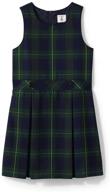 lands' end plaid jumper: the perfect girls' uniform essential logo